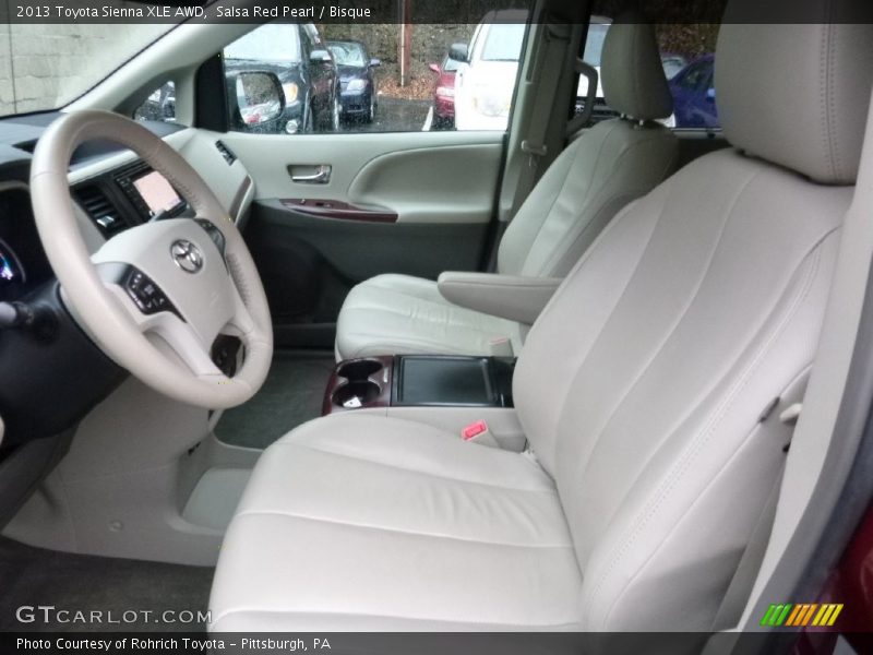 Salsa Red Pearl / Bisque 2013 Toyota Sienna XLE AWD