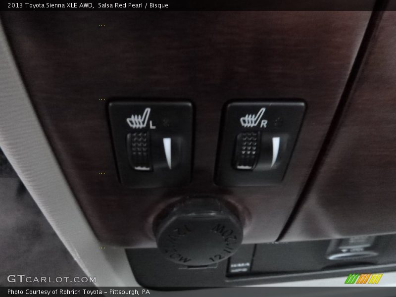 Salsa Red Pearl / Bisque 2013 Toyota Sienna XLE AWD