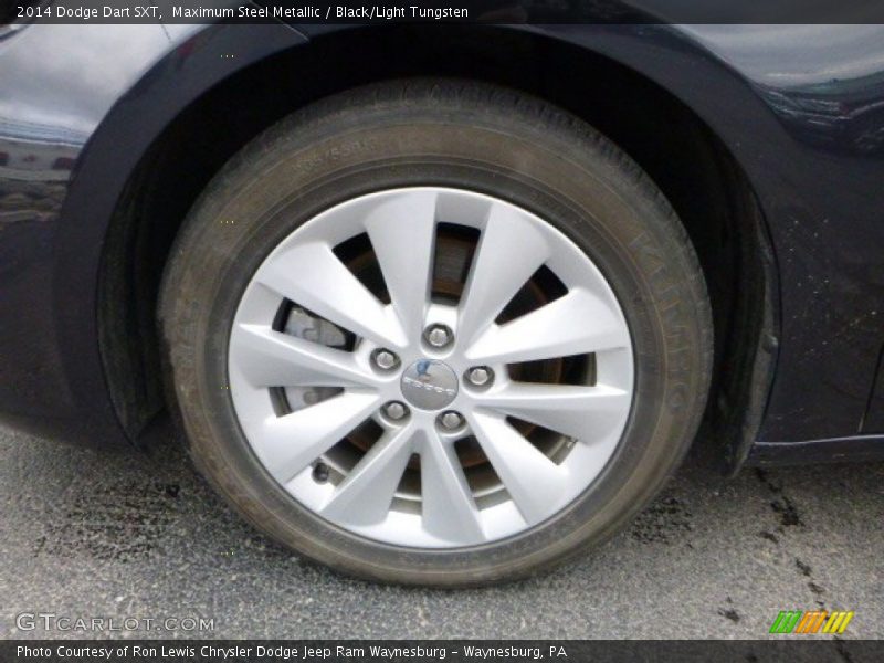 Maximum Steel Metallic / Black/Light Tungsten 2014 Dodge Dart SXT