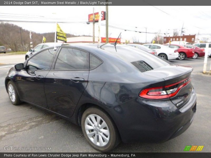 Maximum Steel Metallic / Black/Light Tungsten 2014 Dodge Dart SXT