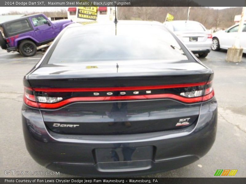 Maximum Steel Metallic / Black/Light Tungsten 2014 Dodge Dart SXT