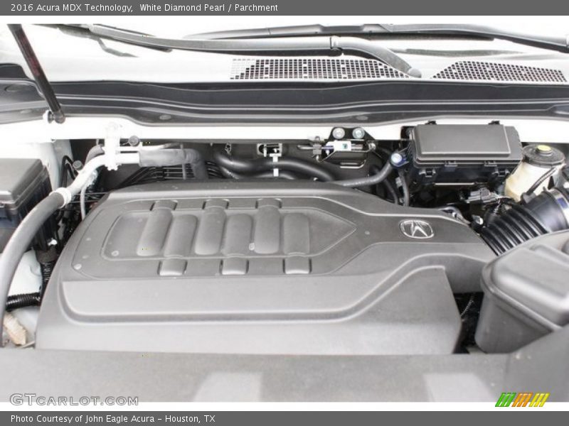 White Diamond Pearl / Parchment 2016 Acura MDX Technology