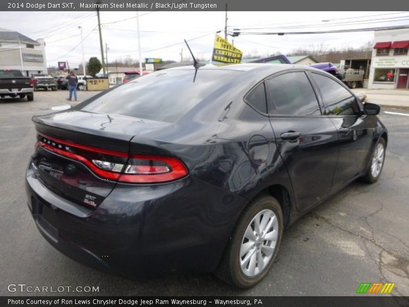 Maximum Steel Metallic / Black/Light Tungsten 2014 Dodge Dart SXT