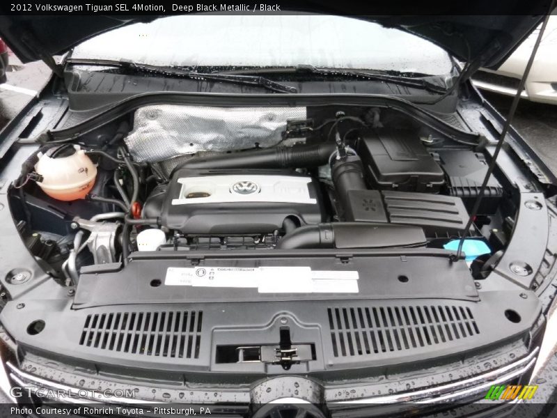 Deep Black Metallic / Black 2012 Volkswagen Tiguan SEL 4Motion