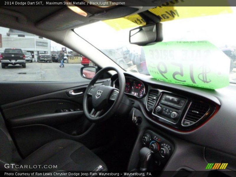 Maximum Steel Metallic / Black/Light Tungsten 2014 Dodge Dart SXT