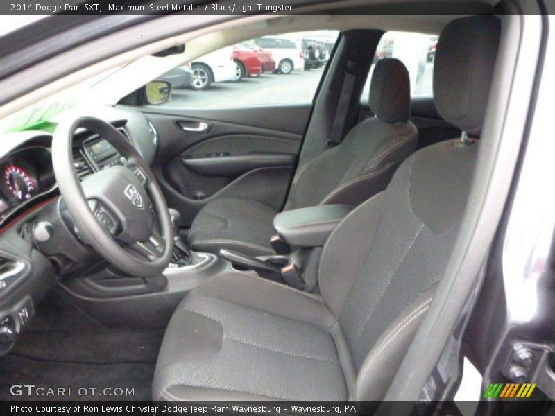 Maximum Steel Metallic / Black/Light Tungsten 2014 Dodge Dart SXT