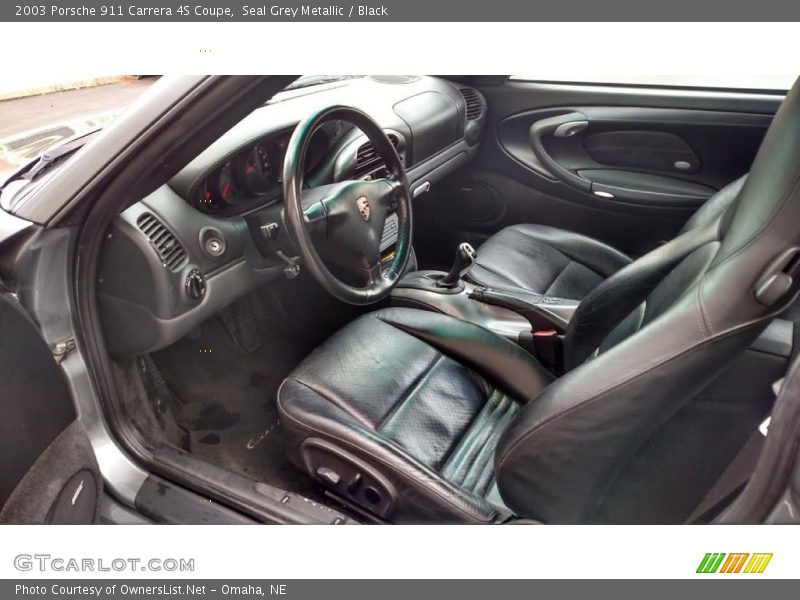 Seal Grey Metallic / Black 2003 Porsche 911 Carrera 4S Coupe