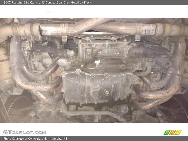 Seal Grey Metallic / Black 2003 Porsche 911 Carrera 4S Coupe