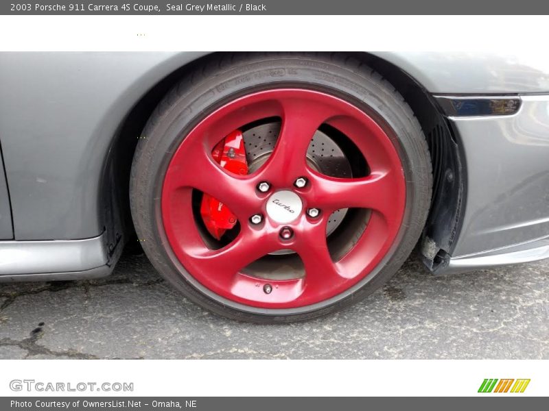 Seal Grey Metallic / Black 2003 Porsche 911 Carrera 4S Coupe