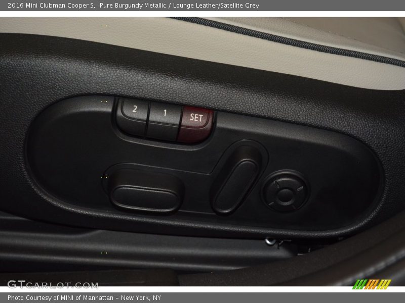 Pure Burgundy Metallic / Lounge Leather/Satellite Grey 2016 Mini Clubman Cooper S