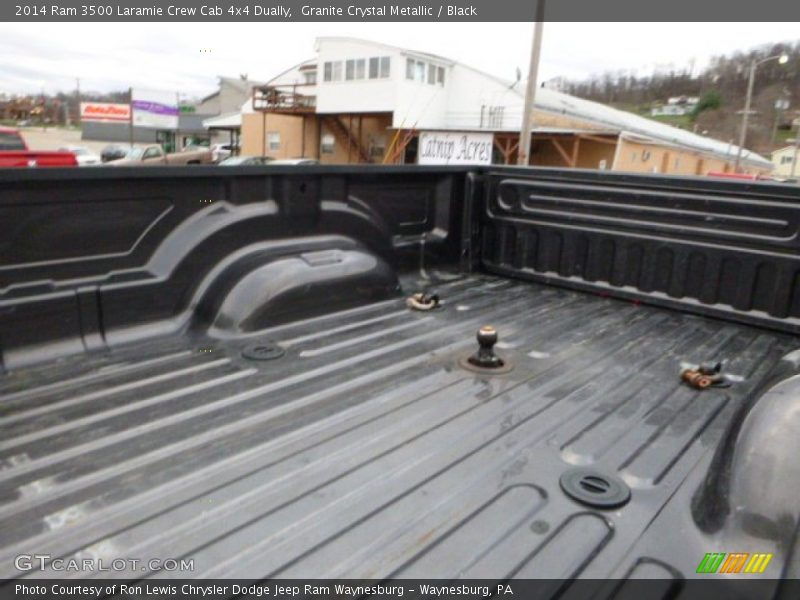 Granite Crystal Metallic / Black 2014 Ram 3500 Laramie Crew Cab 4x4 Dually