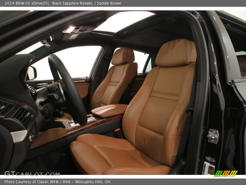  2014 X6 xDrive35i Saddle Brown Interior