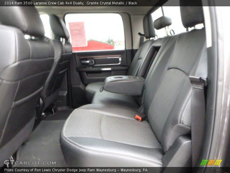 Granite Crystal Metallic / Black 2014 Ram 3500 Laramie Crew Cab 4x4 Dually