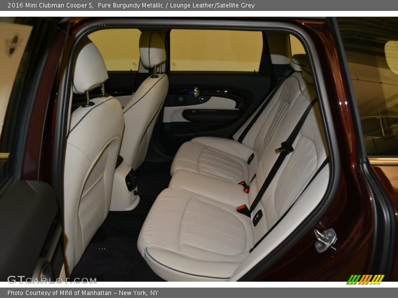 Pure Burgundy Metallic / Lounge Leather/Satellite Grey 2016 Mini Clubman Cooper S