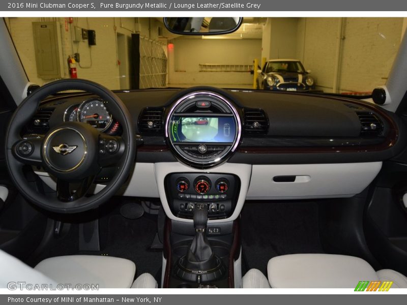 Pure Burgundy Metallic / Lounge Leather/Satellite Grey 2016 Mini Clubman Cooper S