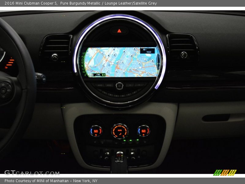 Pure Burgundy Metallic / Lounge Leather/Satellite Grey 2016 Mini Clubman Cooper S