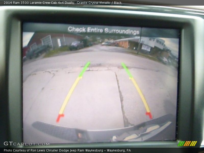 Granite Crystal Metallic / Black 2014 Ram 3500 Laramie Crew Cab 4x4 Dually