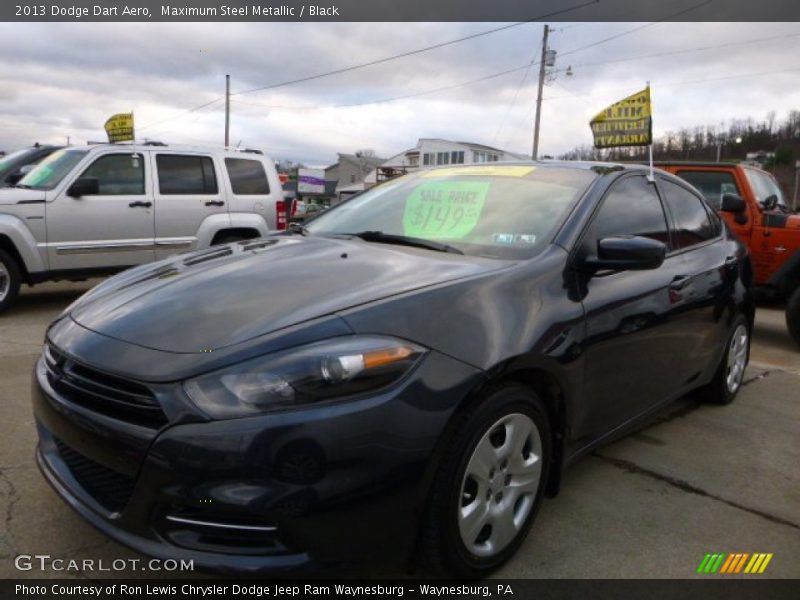 Maximum Steel Metallic / Black 2013 Dodge Dart Aero