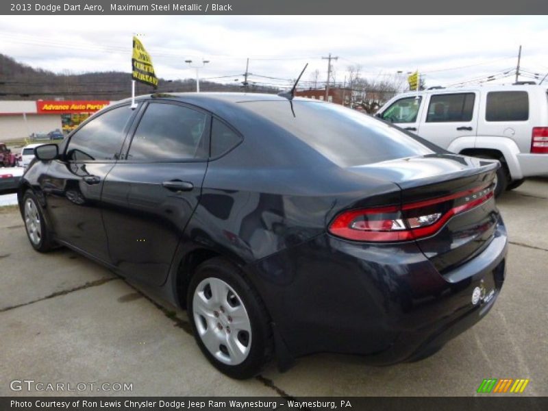 Maximum Steel Metallic / Black 2013 Dodge Dart Aero
