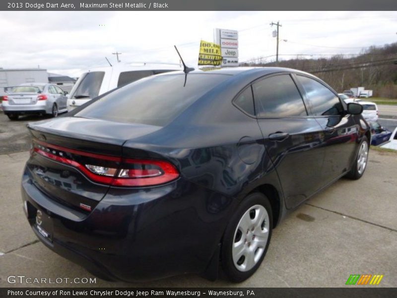 Maximum Steel Metallic / Black 2013 Dodge Dart Aero