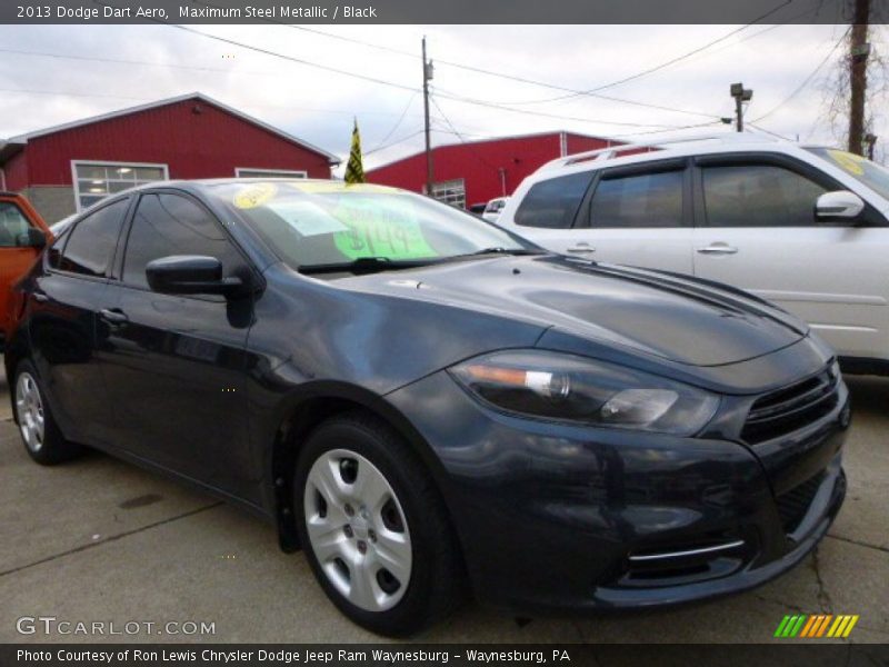 Maximum Steel Metallic / Black 2013 Dodge Dart Aero