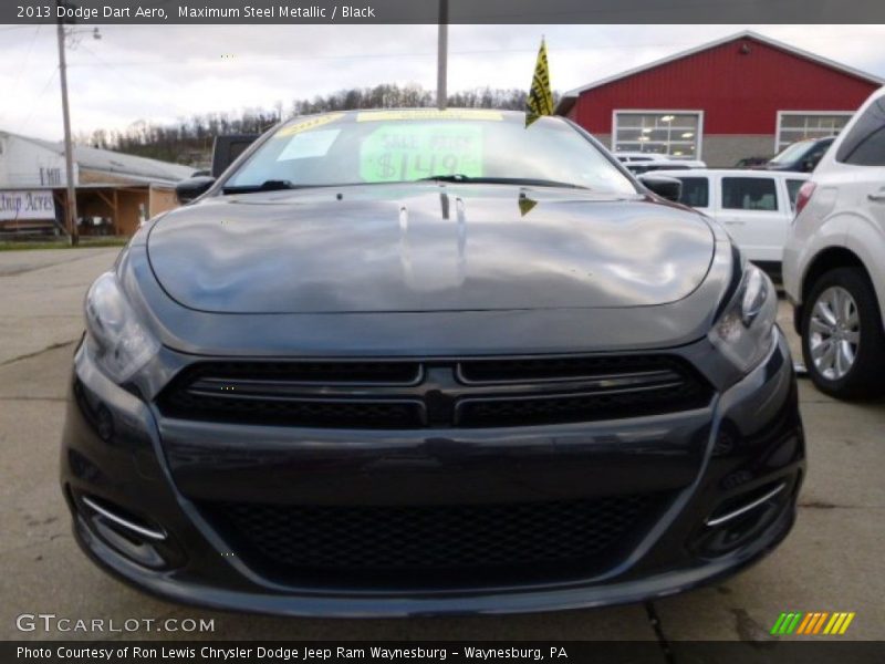 Maximum Steel Metallic / Black 2013 Dodge Dart Aero