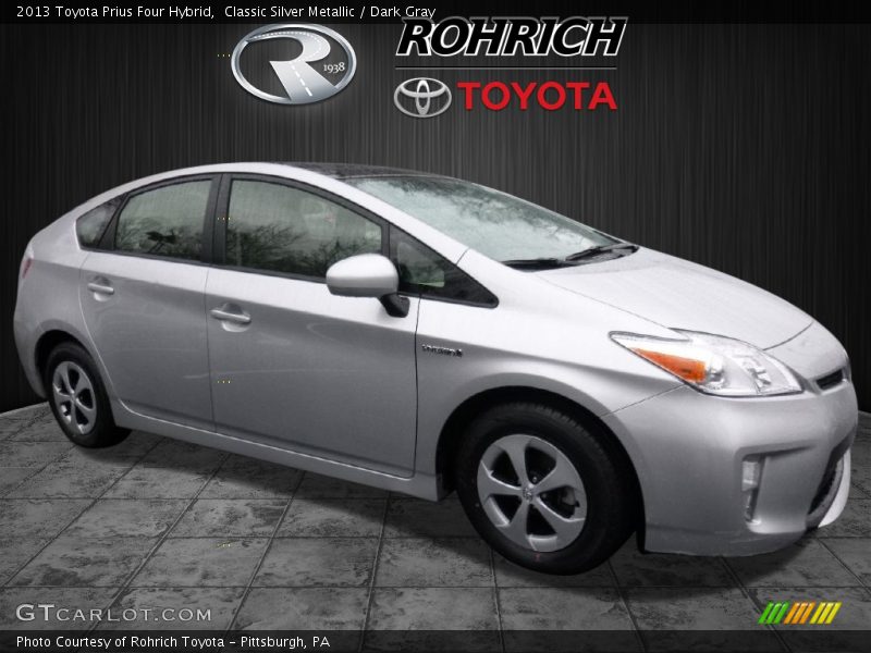 Classic Silver Metallic / Dark Gray 2013 Toyota Prius Four Hybrid
