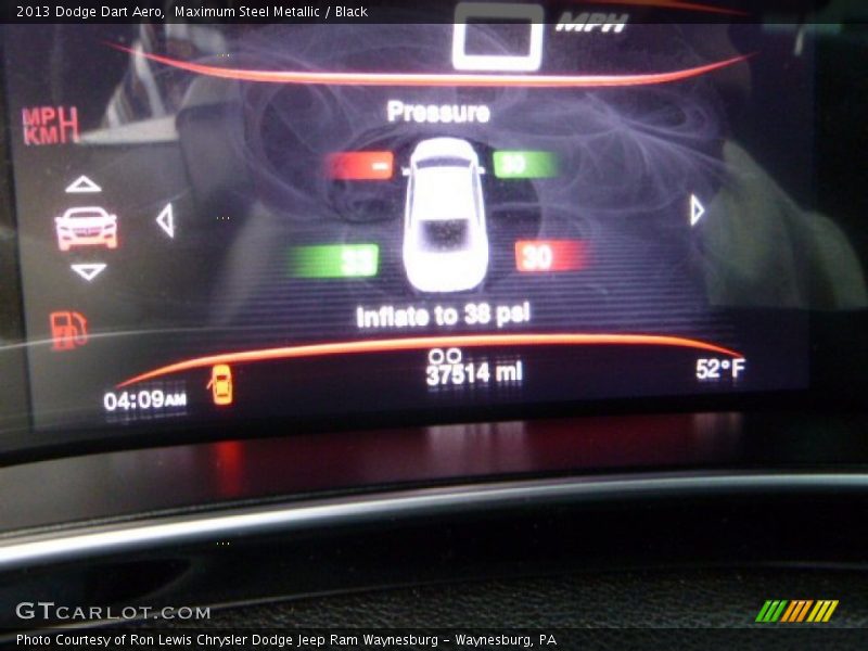 Maximum Steel Metallic / Black 2013 Dodge Dart Aero