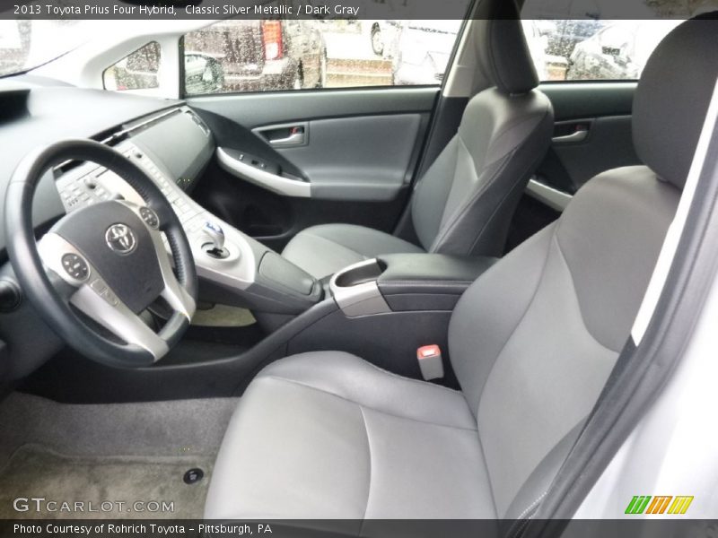Classic Silver Metallic / Dark Gray 2013 Toyota Prius Four Hybrid