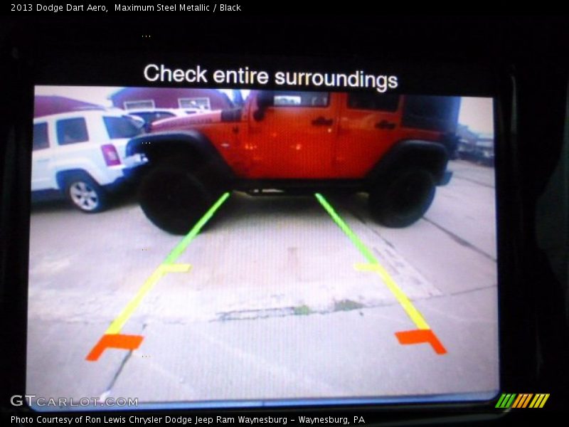 Maximum Steel Metallic / Black 2013 Dodge Dart Aero