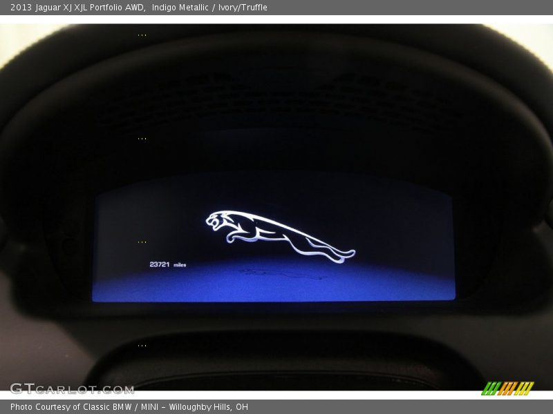 Indigo Metallic / Ivory/Truffle 2013 Jaguar XJ XJL Portfolio AWD