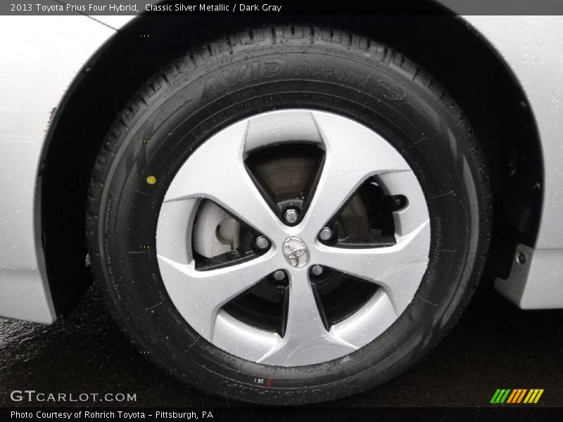 Classic Silver Metallic / Dark Gray 2013 Toyota Prius Four Hybrid