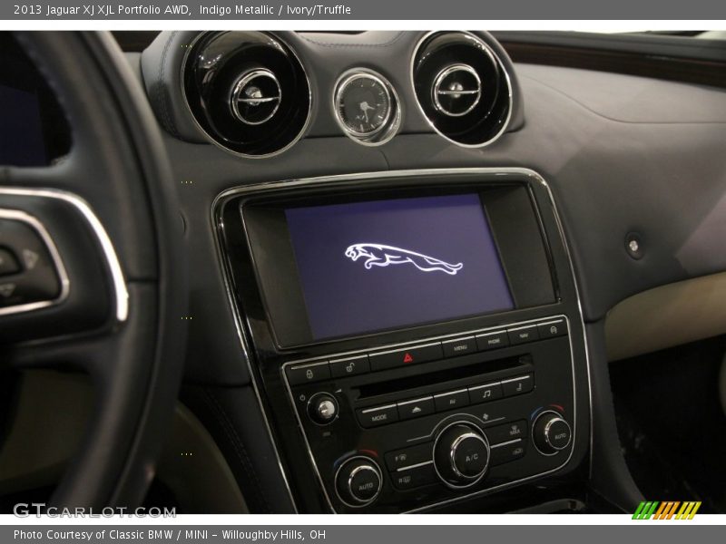 Indigo Metallic / Ivory/Truffle 2013 Jaguar XJ XJL Portfolio AWD
