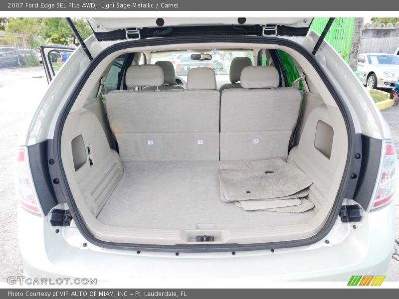 Light Sage Metallic / Camel 2007 Ford Edge SEL Plus AWD
