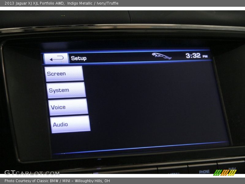 Indigo Metallic / Ivory/Truffle 2013 Jaguar XJ XJL Portfolio AWD