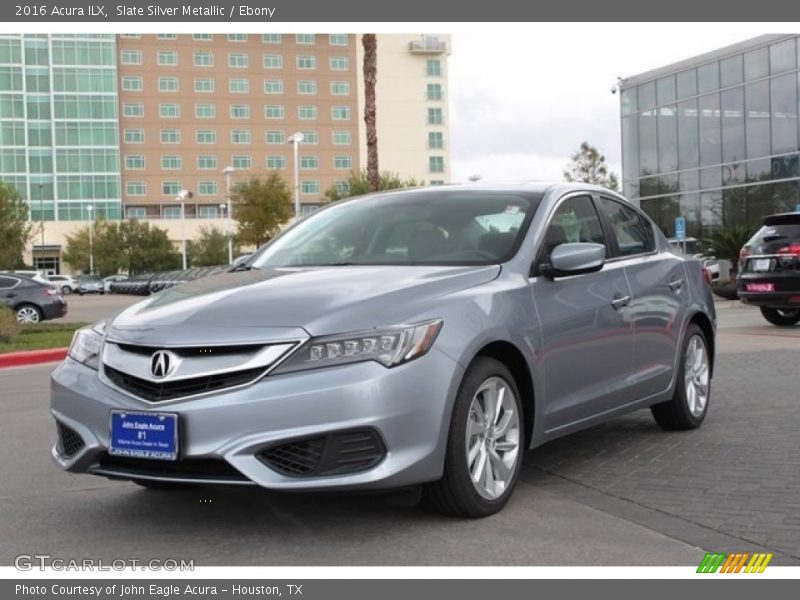 Slate Silver Metallic / Ebony 2016 Acura ILX