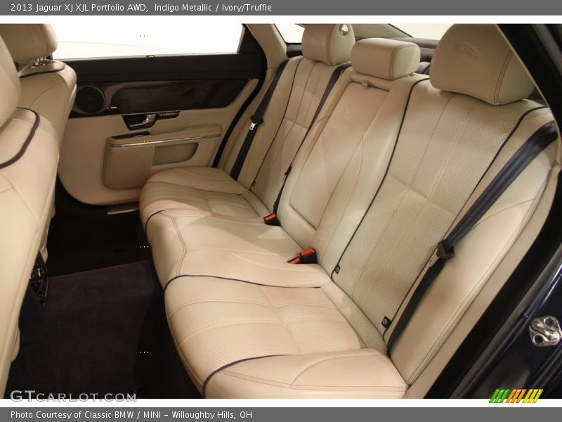 Indigo Metallic / Ivory/Truffle 2013 Jaguar XJ XJL Portfolio AWD