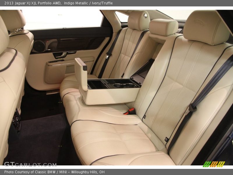 Indigo Metallic / Ivory/Truffle 2013 Jaguar XJ XJL Portfolio AWD