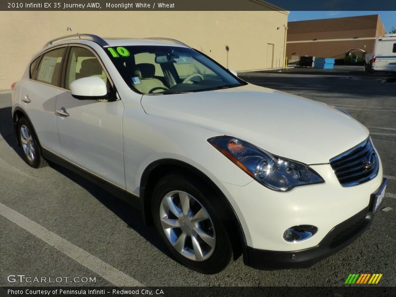 Moonlight White / Wheat 2010 Infiniti EX 35 Journey AWD