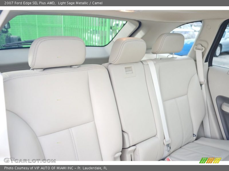 Light Sage Metallic / Camel 2007 Ford Edge SEL Plus AWD