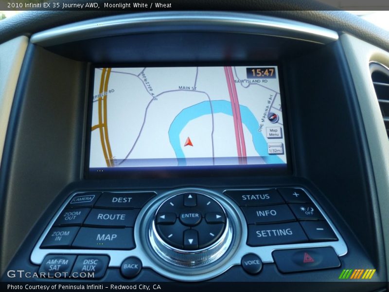 Moonlight White / Wheat 2010 Infiniti EX 35 Journey AWD