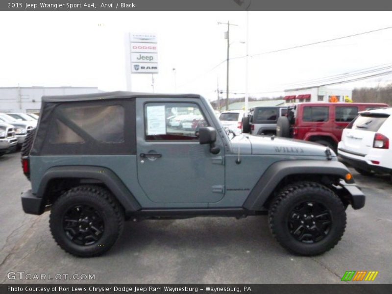 Anvil / Black 2015 Jeep Wrangler Sport 4x4