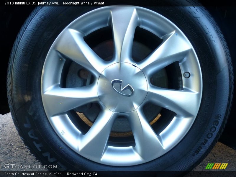 Moonlight White / Wheat 2010 Infiniti EX 35 Journey AWD