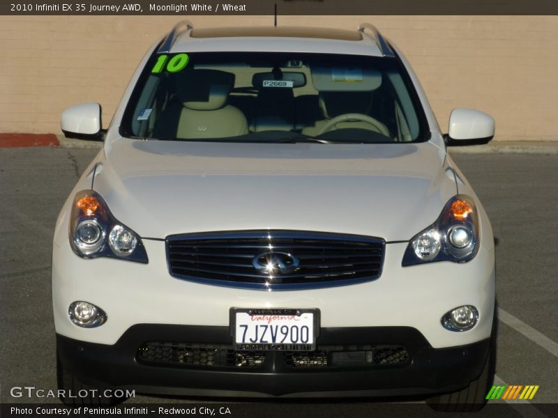 Moonlight White / Wheat 2010 Infiniti EX 35 Journey AWD