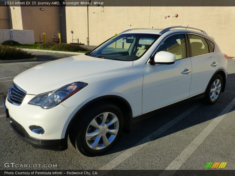 Moonlight White / Wheat 2010 Infiniti EX 35 Journey AWD