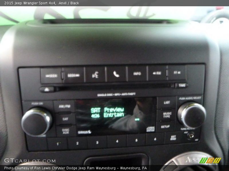 Anvil / Black 2015 Jeep Wrangler Sport 4x4