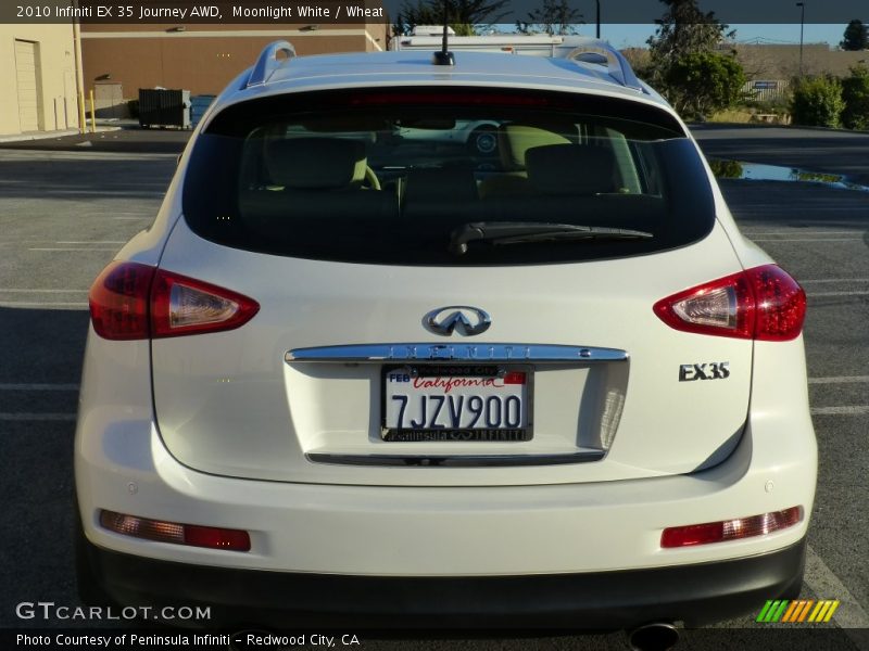 Moonlight White / Wheat 2010 Infiniti EX 35 Journey AWD