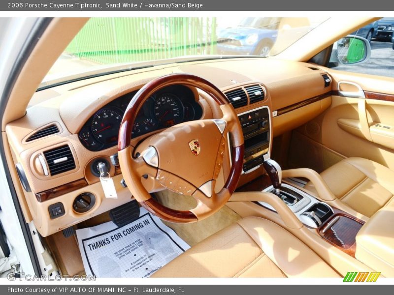 Sand White / Havanna/Sand Beige 2006 Porsche Cayenne Tiptronic