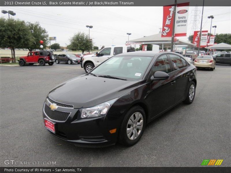 Black Granite Metallic / Jet Black/Medium Titanium 2013 Chevrolet Cruze LS