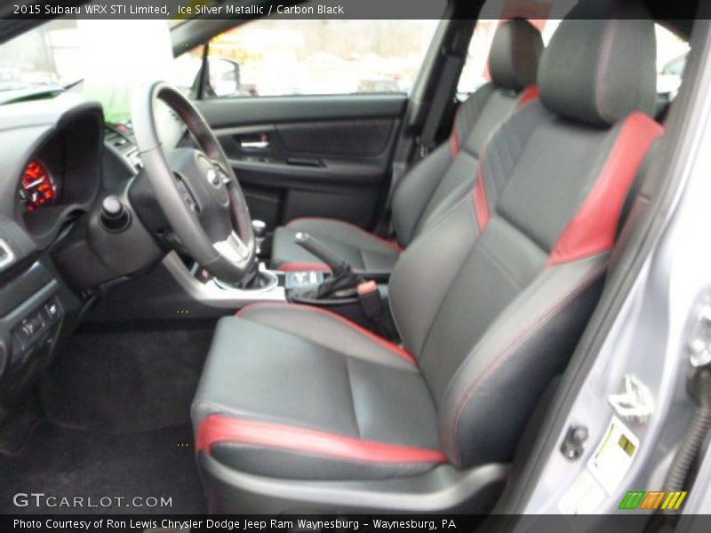Ice Silver Metallic / Carbon Black 2015 Subaru WRX STI Limited